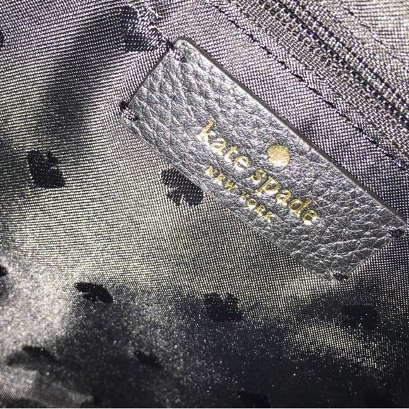 KATE SPADE LEILA MEDIUM TRIPLE COMPARTMENT SATCHEL SHOULDER BAG BLACK LEILA - Picture 14 of 14